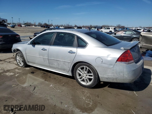 2016 Chevrolet Impala LTZ with VIN 2G1WC5E33G1127852, listed as a Copart auction lot 46678615 with 188,953 mi miles and Salvage Title. Bid and sale history available at DreamBid. Image 2.