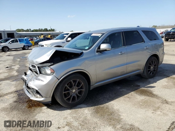 2016 Dodge Durango R/T with VIN 1C4SDHCT8GC340698, listed as a Copart auction lot 47835005 with 125,357 mi miles and Salvage title. Bid and sale history available at DreamBid. Image 1.