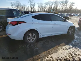 2015 Hyundai Elantra Limited with VIN 5NPDH4AE1FH597974, listed as a Copart auction lot 46057675 with 195,116 mi miles and Clean Title. Bid and sale history available at carsss.com. Image 3.