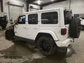 2021 Jeep Wrangler Unlimited Sahara High Altitude with VIN 1C4HJXEM0MW701659, listed as a Copart auction lot 86543654 with Not provided miles and Salvage title. Bid and sale history available at DreamBid. Image 2.