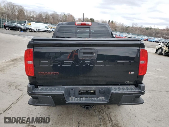 2021 Chevrolet Colorado 4WD LT z VIN 1GCGTCEN9M1267990, wystawiony jako Copart lot #52175185 z przebiegiem 47 480 mil mil oraz Szkoda całkowita • Salvage title. Historia ofert i sprzedaży dostępna na DreamBid. Obrazek 6.