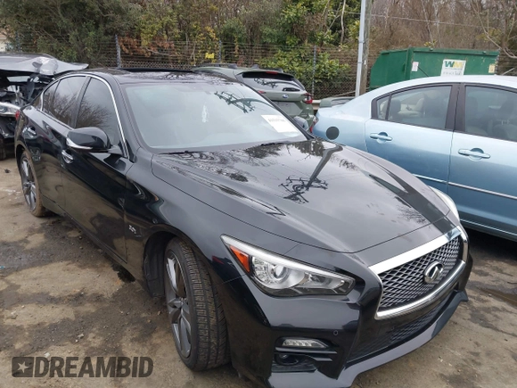 2017 Infiniti Q50 3.0t Premium with VIN JN1EV7AR6HM838604, listed as a IAAI auction lot 41515766 with 60,611 mi miles. Bid and sale history available at carsss.com. Image 1.