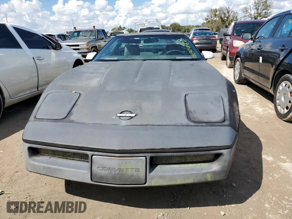 1988 Chevrolet Corvette z VIN 1G1YY2182J5119855, wystawiony jako Copart lot #73824664 z przebiegiem Nie podano mil oraz Szkoda całkowita • Salvage title. Historia ofert i sprzedaży dostępna na DreamBid. Obrazek 5.