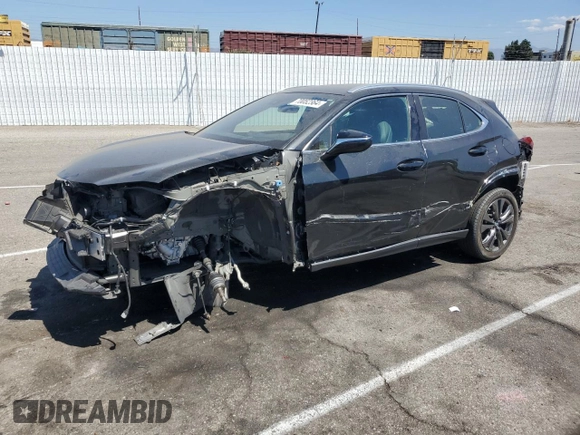 2022 Lexus UX 250h F Sport with VIN JTHE9JBH2N2056763, listed as a Copart auction lot 70052364 with 50,802 mi miles and Salvage Title. Bid and sale history available at DreamBid. Image 1.