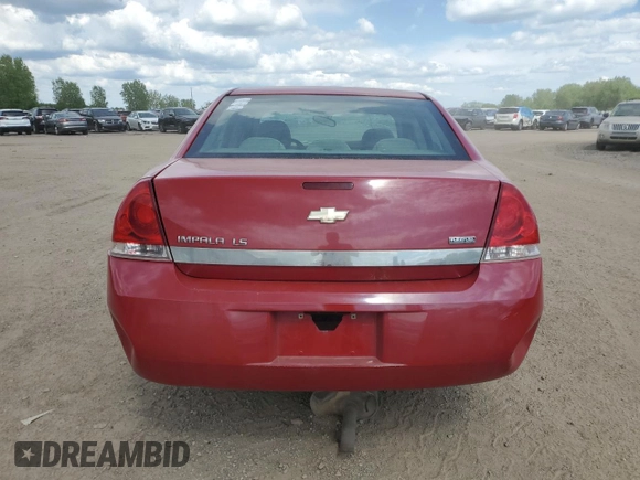 2008 Chevrolet Impala LS with VIN 2G1WB58K089183448, listed as a Copart auction lot 58605805 with 228,509 mi miles and Clean title. Bid and sale history available at DreamBid. Image 6.