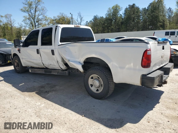 2008 Ford F-250 XL with VIN 1FTSW20R98ED48430, listed as a Copart auction lot 48976345 with 151,120 mi miles and Salvage title. Bid and sale history available at DreamBid. Image 2.