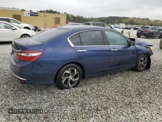 2016 Honda Accord Sedan LX with VIN 1HGCR2F36GA162950, listed as a Copart auction lot 50535345 with 45,663 mi miles and Salvage Title. Bid and sale history available at carsss.com. Image 3.