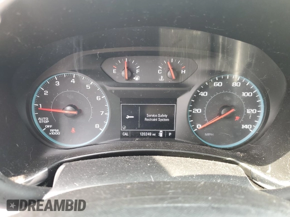 2018 Chevrolet Equinox LT with VIN 2GNAXJEV8J6322248, listed as a Copart auction lot 60935805 with 120,249 mi miles and Salvage title. Bid and sale history available at DreamBid. Image 9.