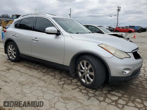 2008 Infiniti EX Journey with VIN JNKAJ09F68M359722, listed as a Copart auction lot 86843884 with 195,903 mi miles and Salvage Title. Bid and sale history available at DreamBid. Image 4.