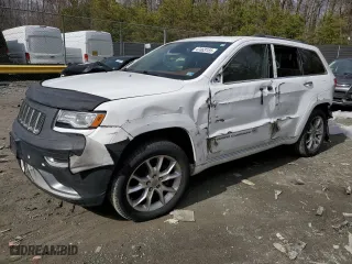 2015 Jeep Grand Cherokee Summit with VIN 1C4RJFJG2FC619337, listed as a Copart auction lot 47463155 with 139,544 mi miles and Salvage Title. Bid and sale history available at carsss.com. Image 1.