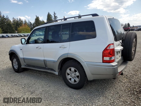 2003 Mitsubishi Montero Limited z VIN JA4NW51S23J042311, wystawiony jako Copart lot #54429895 z przebiegiem 119 138 mil mil oraz Szkoda całkowita • Salvage title. Historia ofert i sprzedaży dostępna na DreamBid. Obrazek 2.