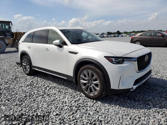 2024 Mazda CX-90 3.3 Turbo Premium Plus with VIN JM3KKEHD2R1173296, listed as a Copart auction lot 52126545 with 2,891 mi miles and Salvage Title. Bid and sale history available at carsss.com. Image 4.