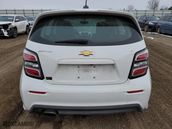 2017 Chevrolet Sonic LT with VIN 1G1JD6SH4H4114286, listed as a Copart auction lot 81255484 with 134,696 mi miles and Clean Title. Bid and sale history available at carsss.com. Image 6.