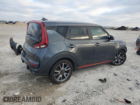 2021 Kia Soul GT-Line with VIN KNDJ63AU3M7788632, listed as a Copart auction lot 43823375 with 51,176 mi miles and Salvage Title. Bid and sale history available at DreamBid. Image 3.