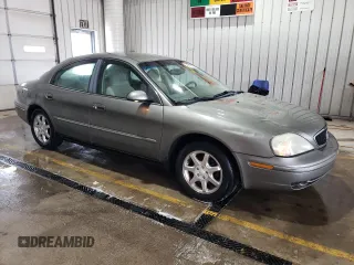 2002 Mercury Sable GS with VIN 1MEFM50U22A647574, listed as a Copart auction lot 54514375 with 111,333 mi miles and Salvage Title. Bid and sale history available at carsss.com. Image 4.