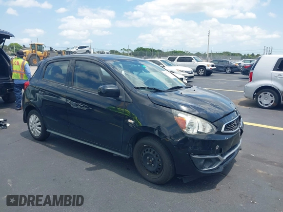 2018 Mitsubishi Mirage ES z VIN ML32A3HJ0JH005967, wystawiony jako IAAI lot #42372252 z przebiegiem 51 999 mil mil oraz . Historia ofert i sprzedaży dostępna na DreamBid. Obrazek 1.