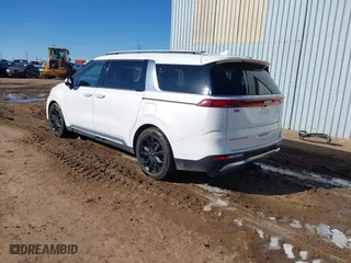 2022 Kia Carnival SX with VIN KNDNE5H3XN6089003, listed as a IAAI auction lot 41372094 with 89,291 mi miles. Bid and sale history available at carsss.com. Image 3.
