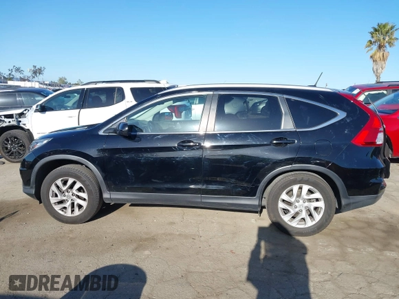 2015 Honda CR-V EX-L with VIN 2HKRM3H78FH506556, listed as a IAAI auction lot 41943492 with 100,405 mi miles. Bid and sale history available at carsss.com. Image 14.