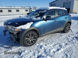 2018 Mazda CX-3 Touring with VIN JM1DKFC75J0309438, listed as a Copart auction lot 44071705 with 121,057 mi miles and Salvage Title. Bid and sale history available at carsss.com. Image 1.