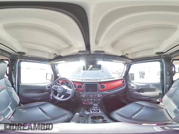 2020 Jeep Gladiator Rubicon with VIN 1C6JJTBG3LL112251, listed as a Copart auction lot 54123125 with Not provided miles and Salvage title. Bid and sale history available at DreamBid. Image 14.