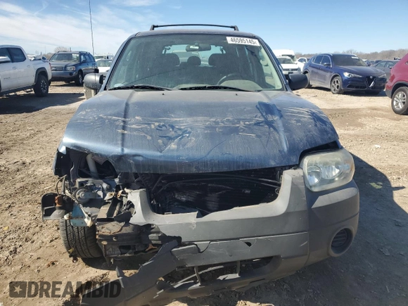 2005 Ford Escape XLS Value with VIN 1FMYU02ZX5KB32127, listed as a Copart auction lot 46595145 with 144,182 mi miles and Salvage Title. Bid and sale history available at carsss.com. Image 5.