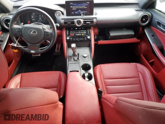 2022 Lexus IS 300 F Sport with VIN JTHG81F25N5048477, listed as a Copart auction lot 87864455 with 52,036 mi miles and Clean title. Bid and sale history available at DreamBid. Image 8.