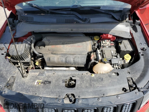2020 Jeep Compass Latitude with VIN 3C4NJCBB0LT129253, listed as a Copart auction lot 57037305 with 136,006 mi miles and Salvage title. Bid and sale history available at DreamBid. Image 12.