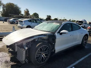 2023 Porsche Taycan with VIN WP0AA2Y1XPSA14175, listed as a Copart auction lot 81786084 with 14,242 mi miles and Salvage Title. Bid and sale history available at DreamBid. Image 1.