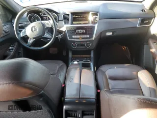 2015 Mercedes-Benz M ML 350 with VIN 4JGDA5JB4FA565961, listed as a Copart auction lot 45344375 with 123,323 mi miles and Salvage Title. Bid and sale history available at carsss.com. Image 8.