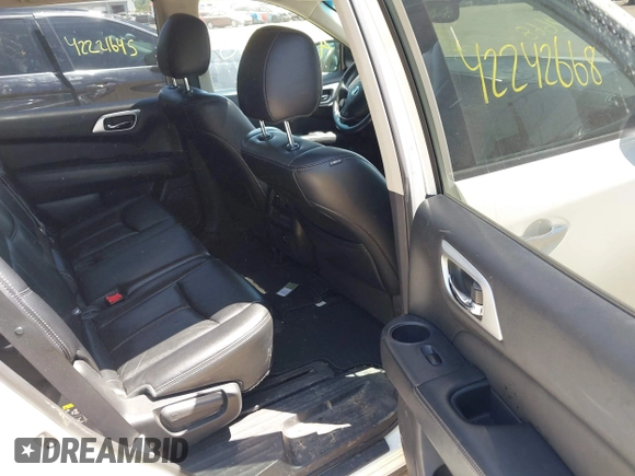 2016 Nissan Pathfinder S with VIN 5N1AR2MM3GC605041, listed as a IAAI auction lot 42242668 with 222,563 mi miles and . Bid and sale history available at DreamBid. Image 8.
