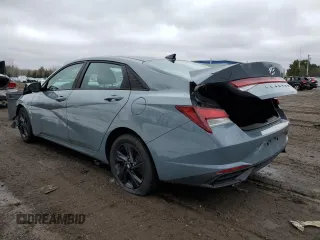 2022 Hyundai Elantra SEL with VIN KMHLM4AG3NU215629, listed as a Copart auction lot 51053045 with 109,687 mi miles and Salvage Title. Bid and sale history available at DreamBid. Image 2.