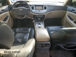2009 Hyundai Genesis with VIN KMHGC46E69U029097, listed as a Copart auction lot 48698605 with 217,263 mi miles and Salvage Title. Bid and sale history available at DreamBid. Image 8.
