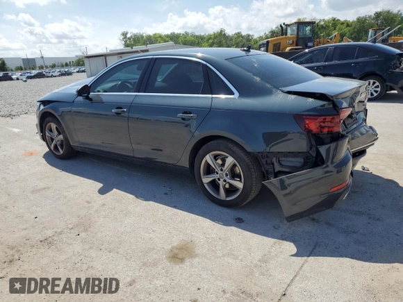 2019 Audi A4 Premium with VIN WAUGMAF46KA022081, listed as a Copart auction lot 51117725 with 38,898 mi miles and Non repairable. Bid and sale history available at DreamBid. Image 2.