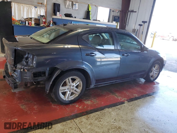 2008 Dodge Avenger SXT with VIN 1B3LC56K18N140116, listed as a Copart auction lot 54660165 with 121,596 mi miles and Salvage Title. Bid and sale history available at carsss.com. Image 3.