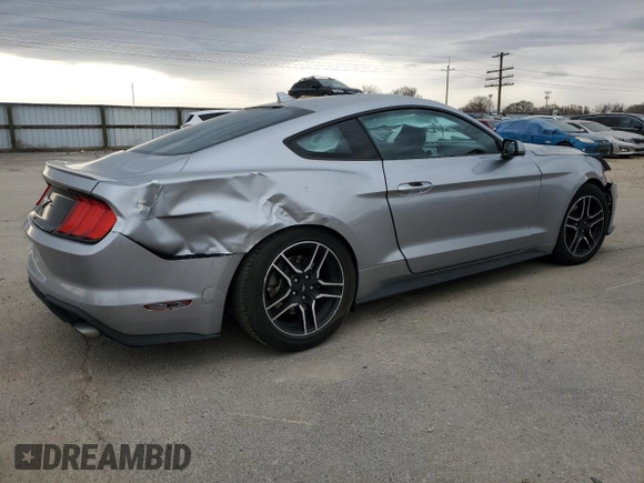 2023 Ford Mustang EcoBoost with VIN 1FA6P8TH8P5104972, listed as a Copart auction lot 48583055 with 35,178 mi miles and Salvage Title. Bid and sale history available at carsss.com. Image 3.