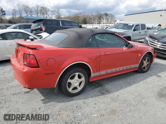 2004 Ford Mustang Deluxe with VIN 1FAFP44644F227356, listed as a Copart auction lot 50237355 with 106,119 mi miles and Salvage title. Bid and sale history available at DreamBid. Image 3.