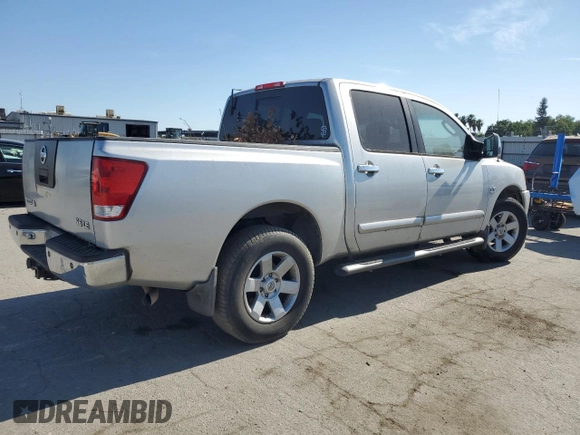 2004 Nissan Titan LE z VIN 1N6AA07B64N525238, wystawiony jako Copart lot #60370775 z przebiegiem Nie podano mil oraz Czysty tytuł • Clean title. Historia ofert i sprzedaży dostępna na DreamBid. Obrazek 3.