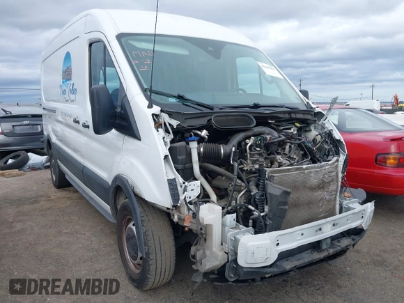 2020 Ford Transit Cargo with VIN 1FTBR1C8XLKA14891, listed as a IAAI auction lot 41435923 with 51,891 mi miles and . Bid and sale history available at DreamBid. Image 1.