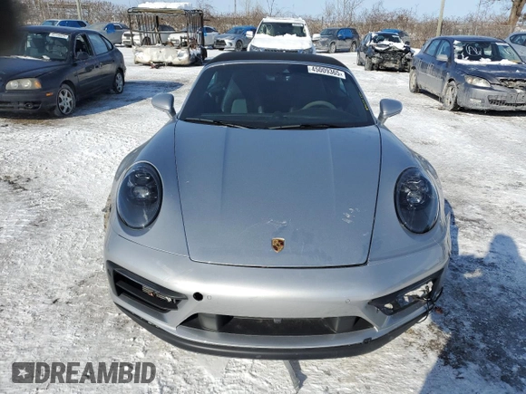 2023 Porsche 911 Carrera S with VIN WP0CB2A95PS248159, listed as a Copart auction lot 45009365 with 6,976 mi miles and Salvage Title. Bid and sale history available at carsss.com. Image 5.