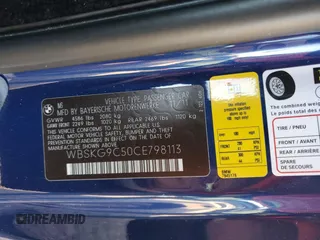 2012 BMW M3 с VIN WBSKG9C50CE798113, выставлен на аукционе Copart как лот 60542585 с пробегом 103 449 миль миль и Списание • Salvage title. История ставок и продаж доступна на DreamBid. Изображение 12.
