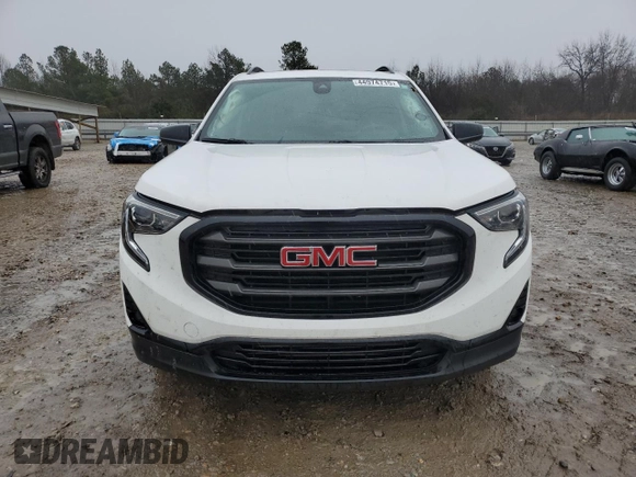 2020 GMC Terrain SLT with VIN 3GKALPEX8LL322214, listed as a Copart auction lot 44974715 with 75,585 mi miles and Salvage Title. Bid and sale history available at carsss.com. Image 5.
