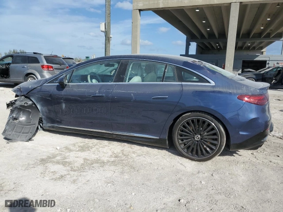 2024 Mercedes-Benz EQE with VIN W1KEG1CB9RF056958, listed as a Copart auction lot 41813745 with 1,626 mi miles and Salvage Title. Bid and sale history available at carsss.com. Image 2.