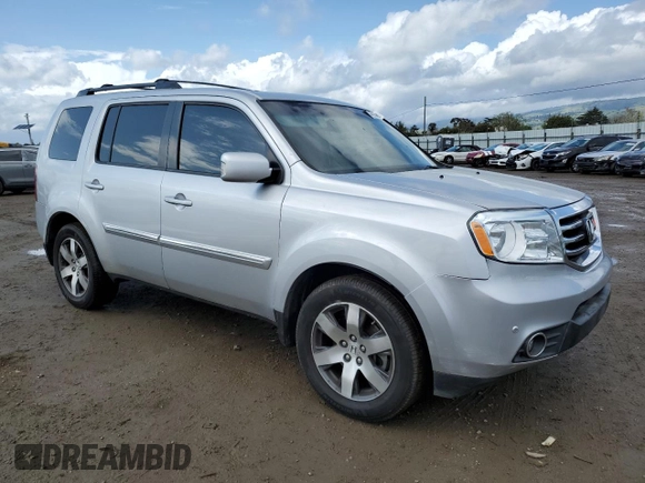 2012 Honda Pilot Touring with VIN 5FNYF4H99CB046962, listed as a Copart auction lot 51445835 with 112,206 mi miles and Salvage Title. Bid and sale history available at DreamBid. Image 4.