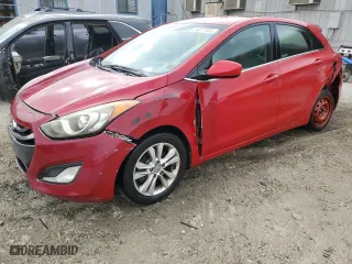 2013 Hyundai Elantra GT with VIN KMHD35LE3DU068204, listed as a Copart auction lot 54077355 with 127,177 mi miles and Salvage Title. Bid and sale history available at carsss.com. Image 1.