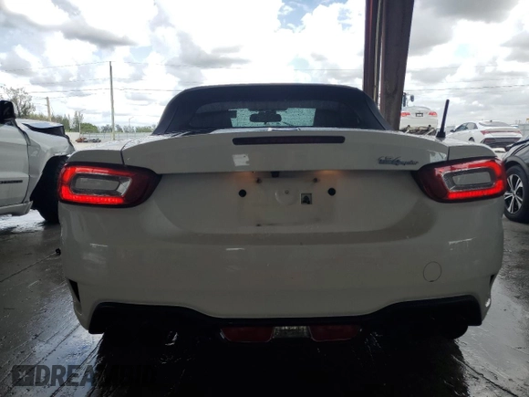 2017 FIAT 124 Spider Lusso with VIN JC1NFAEK6H0119071, listed as a Copart auction lot 52092965 with 79,803 mi miles and Salvage title. Bid and sale history available at DreamBid. Image 6.