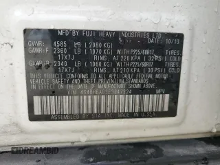 2014 Subaru Outback 2.5i z VIN 4S4BRBAC3E3247324, wystawiony jako Copart lot #58142095 z przebiegiem 165 380 mil mil oraz Szkoda całkowita • Salvage title. Historia ofert i sprzedaży dostępna na DreamBid. Obrazek 14.