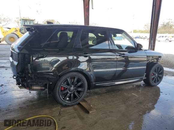 2021 Land Rover Range Rover Sport HST with VIN SALWS2RU2MA763636, listed as a Copart auction lot 48303745 with 0 mi miles and Salvage Title. Bid and sale history available at carsss.com. Image 3.