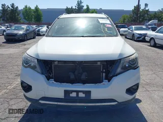 2019 Nissan Pathfinder SV with VIN 5N1DR2MN7KC584791, listed as a IAAI auction lot 42533680 with 57,943 mi miles and . Bid and sale history available at DreamBid. Image 13.