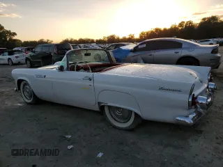 1955 Ford Thunderbird with VIN P5FH131649, listed as a Copart auction lot 78360154 with 35,746 mi miles and Salvage Title. Bid and sale history available at DreamBid. Image 2.