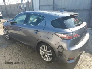2017 Lexus CT 200h with VIN JTHKD5BH5H2289985, listed as a Copart auction lot 64888015 with 91,247 mi miles and Salvage title. Bid and sale history available at DreamBid. Image 2.